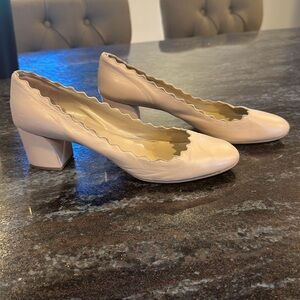 Chloe scalloped pumps size 42